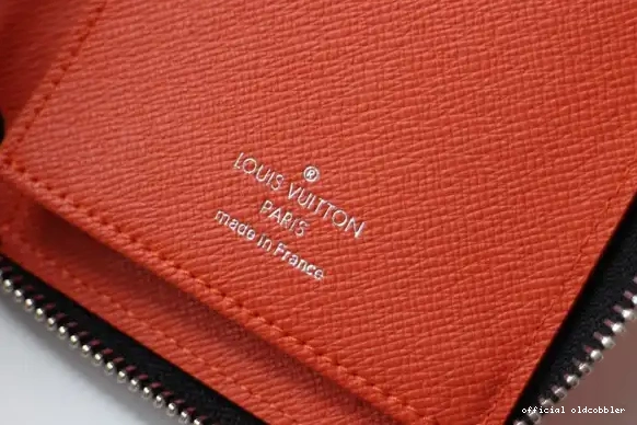 Official oldcobbler VUITTON VERTICAL LOUIS WALLET ZIPPY 0703